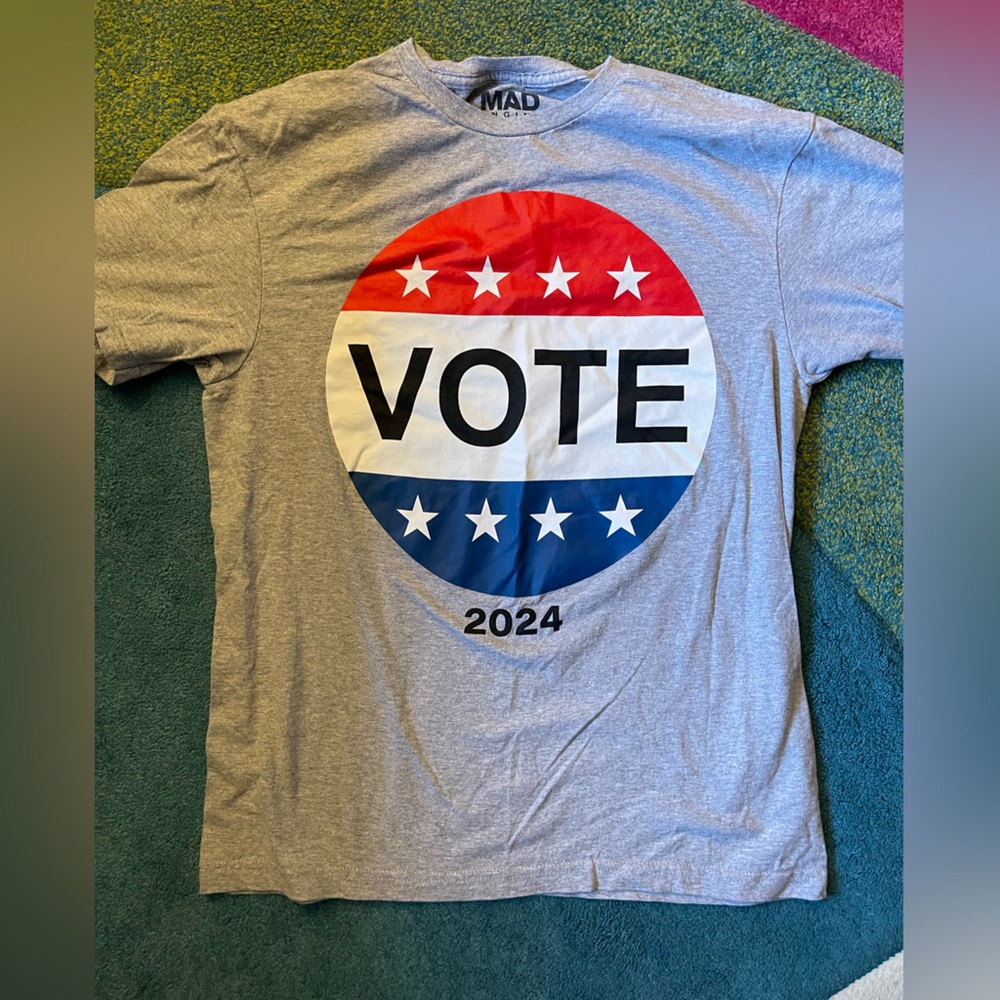 Gray Vote 2024 Graphic T-Shirt